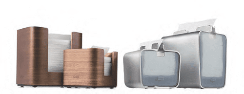 The site’s Tork Xpressnap dispensers