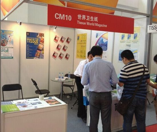 Delegates at the TW exhibit