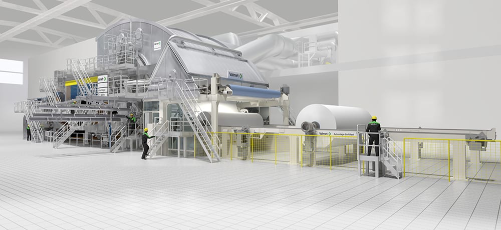 The Valmet Advantage DCT TS tissue machine will add 60,000tpy of high quality tissue to Fine Hygienic Holding's current production