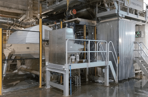 Above: Petrocart’s PM has reached speeds of 1,500m/min as Romanian tissue consumption continues to create opportunities for the country’s players
