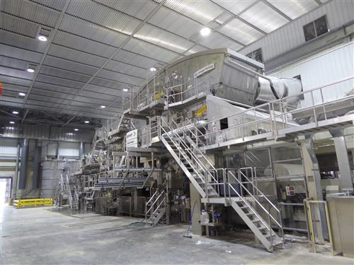Von Drehle starts-up America's first NTT tissue line